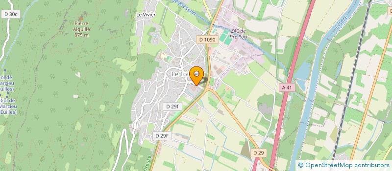 localisation de l'entreprise MADAME ROXANE MESTREL  LE TOUVET