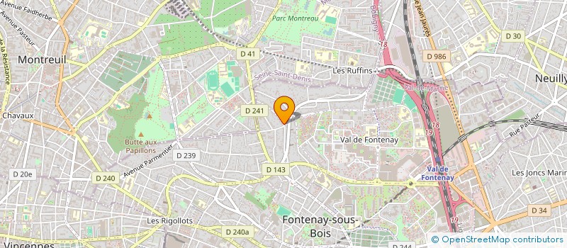 localisation de l'entreprise MADAME ROXANE MIRZA à FONTENAY-SOUS-BOIS