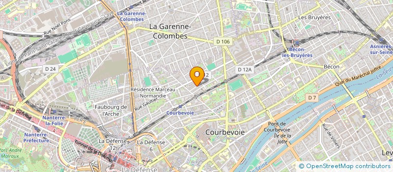 localisation de l'entreprise MADAME ROXANE N'DOYE à COURBEVOIE