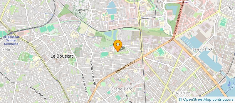 localisation de l'entreprise MADAME ROXANE NANOT  LE BOUSCAT