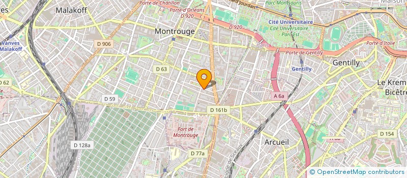 localisation de l'entreprise MADAME ROXANE OUDART DETIENNE à MONTROUGE