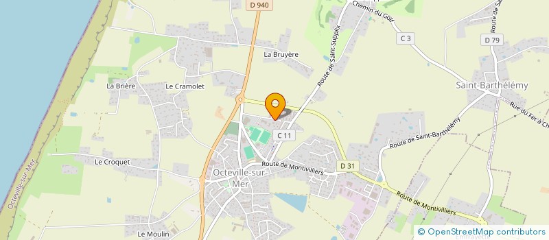 localisation de l'entreprise MADAME ROXANE PARENT à OCTEVILLE-SUR-MER