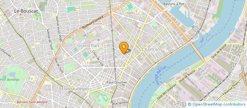 localisation de l'entreprise MADAME ROXANE PAULE  BORDEAUX