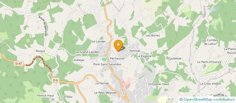 localisation de l'entreprise MADAME ROXANE PEIN à SARLAT-LA-CANEDA
