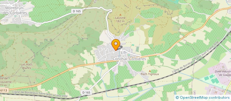 localisation de l'entreprise MADAME ROXANE PICARD  CONILHAC-CORBIERES