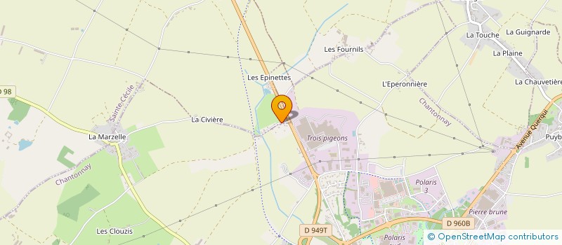 localisation de l'entreprise MADAME ROXANE RENAUD  CHANTONNAY