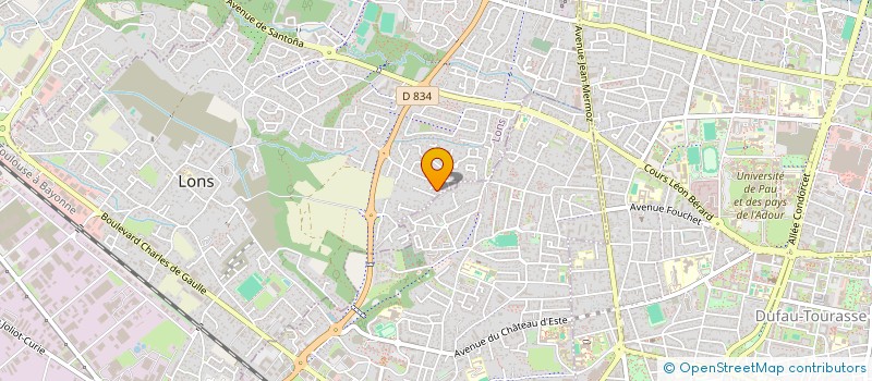 localisation de l'entreprise MADAME ROXANE ROUBERTOU  LABENNE