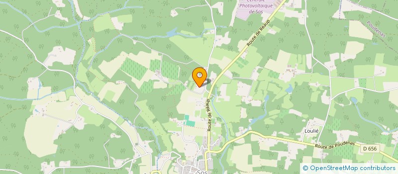 localisation de l'entreprise MADAME ROXANE RUVAL  MEZIN