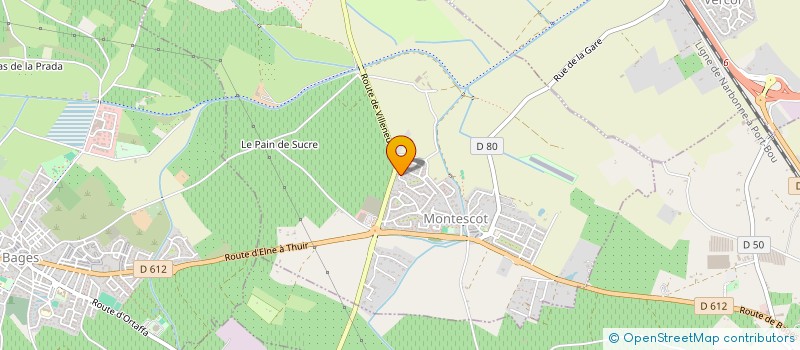 localisation de l'entreprise MADAME ROXANE SAEZ  MONTESCOT