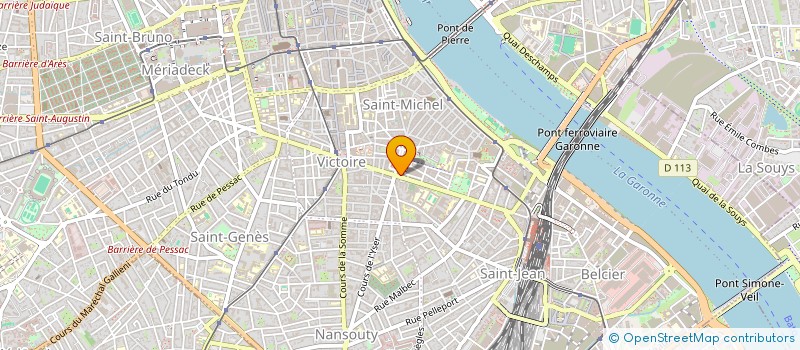 localisation de l'entreprise MADAME ROXANE SANSON  BORDEAUX