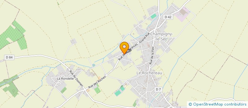 localisation de l'entreprise MADAME ROXANE SAUZE  CHAMPIGNY EN ROCHEREAU