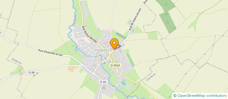 localisation de l'entreprise MADAME ROXANE SENECHAL  HASPRES