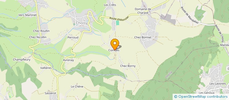 localisation de l'entreprise MADAME ROXANE SOIKA  CHOISY