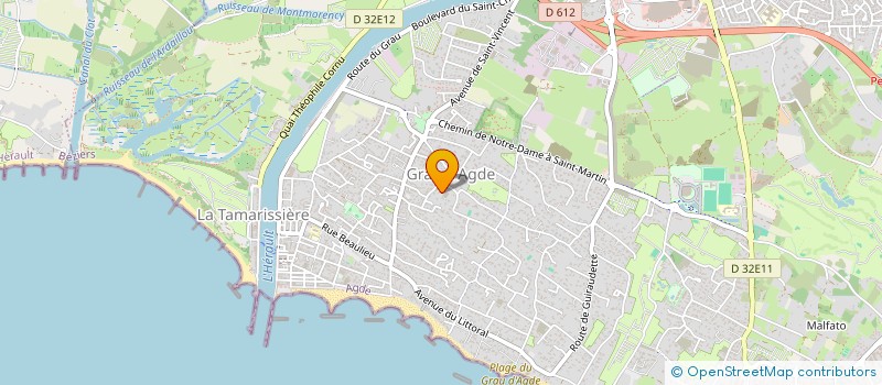 localisation de l'entreprise MADAME ROXANE TLEMSANI à AGDE