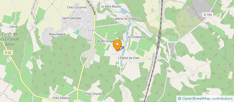 localisation de l'entreprise MADAME ROXANE VALLADE  CLAIX