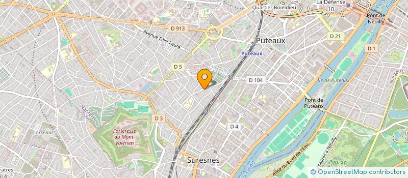 localisation de l'entreprise MADAME ROXANE VALLEE à SURESNES