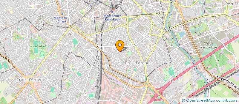 localisation de l'entreprise MADAME ROXANE VERON à MONTPELLIER