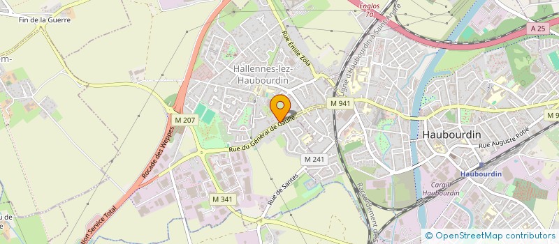 localisation de l'entreprise MADAME ROXANE VERSCHEURE  HALLENNES-LEZ-HAUBOURDIN