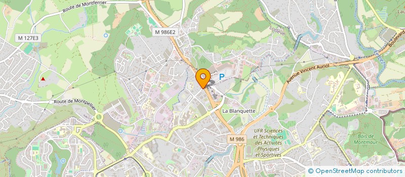 localisation de l'entreprise MADAME ROXANE VIDALOT  MONTPELLIER