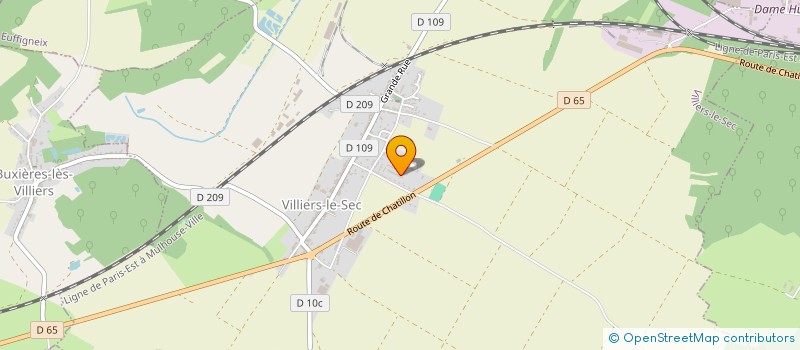 localisation de l'entreprise MADAME ROXANE VIGNOZZI à VILLIERS-LE-SEC