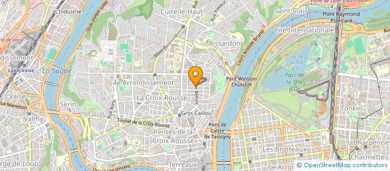 localisation de l'entreprise MADAME ROXANE VINCENT à LYON