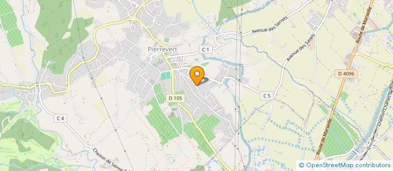 localisation de l'entreprise MADAME ROXANN KHELIF  PIERREVERT