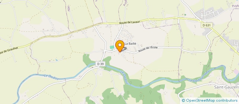 localisation de l'entreprise MADAME ROXANNE BAILLE à SAINT-GAUZENS