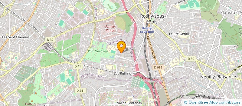 localisation de l'entreprise MADAME ROXANNE BAMBA à MONTREUIL