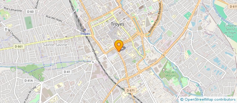 localisation de l'entreprise MADAME ROXANNE DELAIRE à TROYES