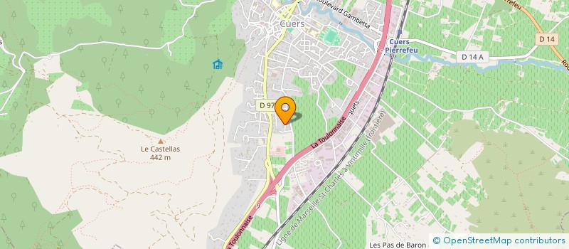 localisation de l'entreprise MADAME ROXANNE FAUQUET  CUERS