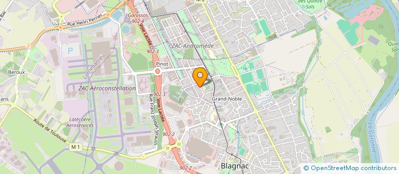 localisation de l'entreprise MADAME ROXANNE GOIX à BLAGNAC