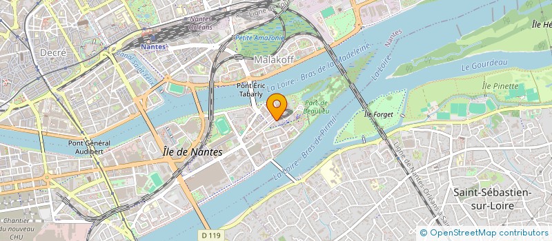 localisation de l'entreprise MADAME ROXANNE JEGO à NANTES