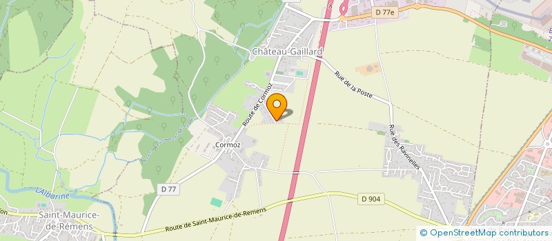 localisation de l'entreprise MADAME ROXANNE MONNET à CHATEAU-GAILLARD