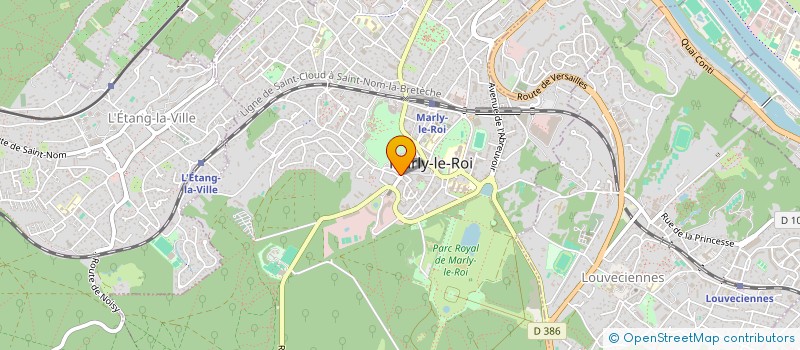localisation de l'entreprise MADAME ROXANNE PECHIN à MARLY-LE-ROI