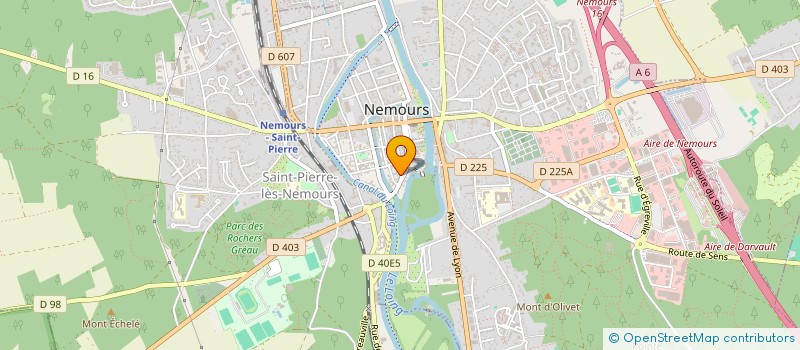 localisation de l'entreprise MADAME ROXANNE TENOT  NEMOURS