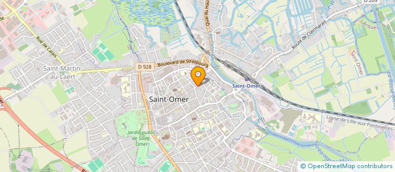localisation de l'entreprise MADAME ROYA AMINI à SAINT-OMER
