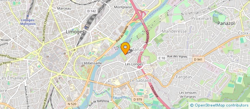 localisation de l'entreprise MADAME ROYA GOLESTANEH à LIMOGES