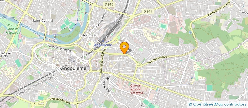 localisation de l'entreprise MADAME ROYA HUSSAINI à ANGOULEME
