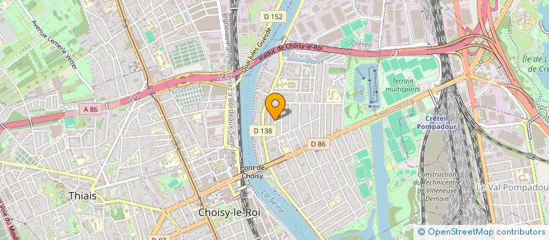 localisation de l'entreprise MADAME ROZA SHAKHKYAN  CHOISY-LE-ROI