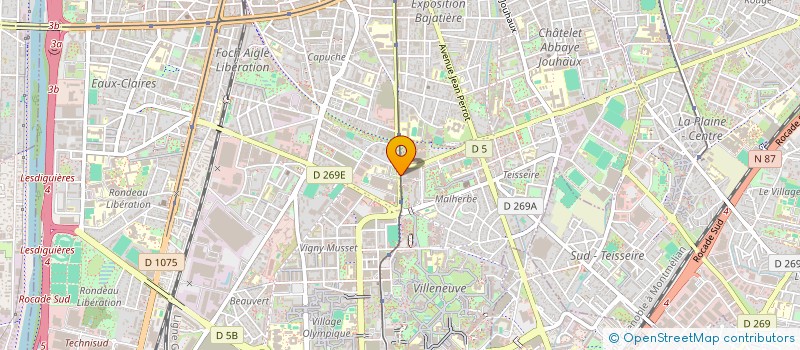 localisation de l'entreprise MADAME ROZALIA DUMA  GRENOBLE