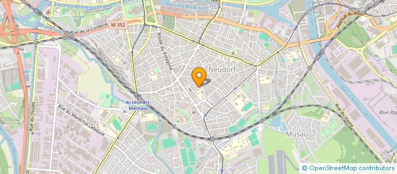 localisation de l'entreprise MADAME ROZALIA HORVATH à STRASBOURG