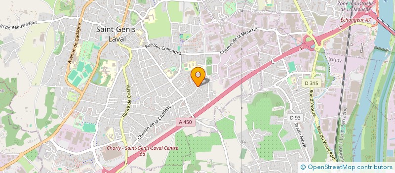 localisation de l'entreprise MADAME ROZALIA URSU à SAINT-GENIS-LAVAL