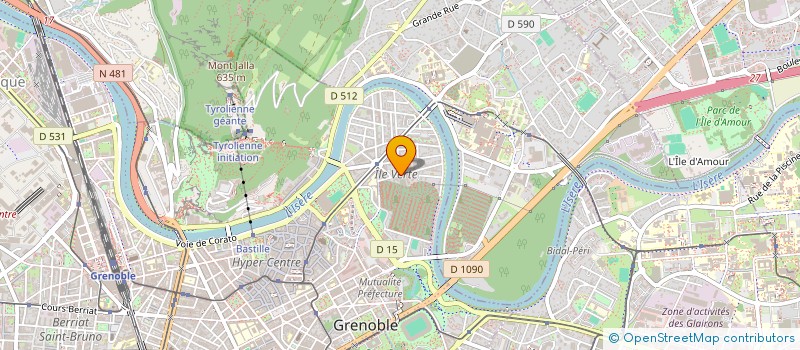 localisation de l'entreprise MADAME ROZALIA VERES  GRENOBLE