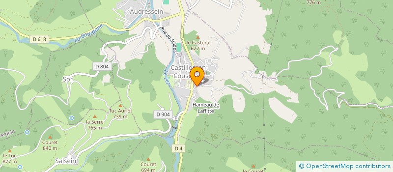 localisation de l'entreprise MADAME ROZALIE DOMORAKOVA à CASTILLON-EN-COUSERANS