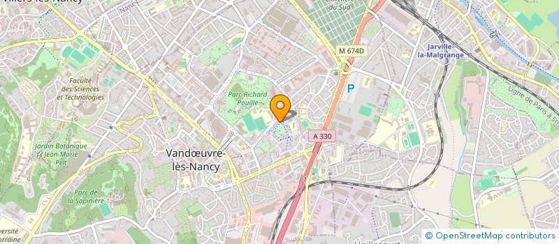 localisation de l'entreprise MADAME ROZALINE AHMED  VANDUVRE-LES-NANCY