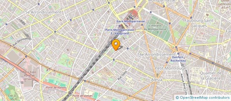 localisation de l'entreprise MADAME ROZANNE LAIDET  PARIS