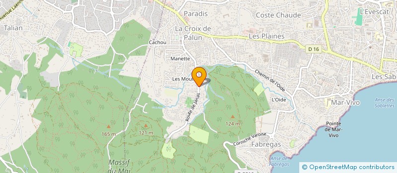 localisation de l'entreprise MADAME ROZEN GOUR à LA SEYNE-SUR-MER