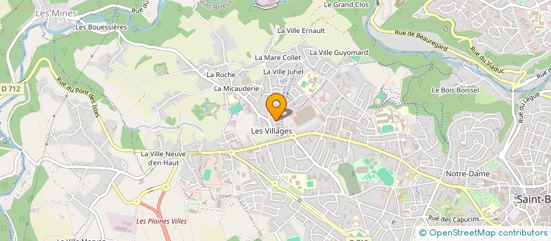 localisation de l'entreprise MADAME ROZENE LAUNAY à SAINT-BRIEUC