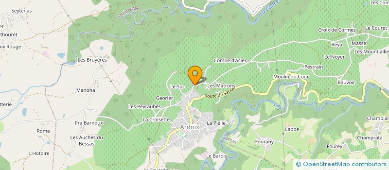 localisation de l'entreprise MADAME ROZENN BORNE  ARDOIX