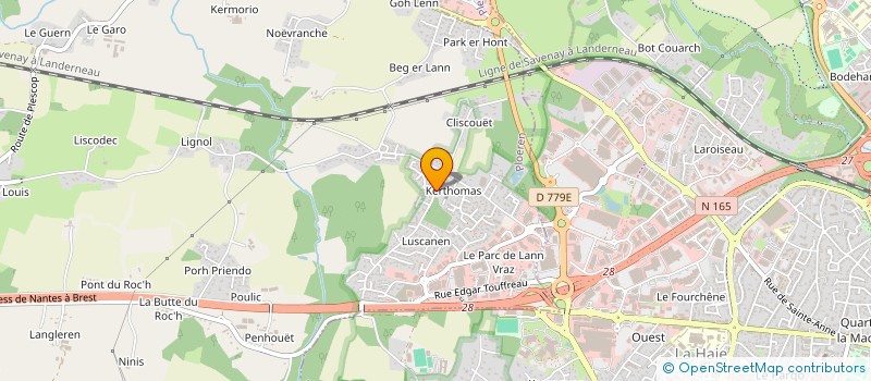 localisation de l'entreprise MADAME ROZENN CLOEREC  PLOEREN